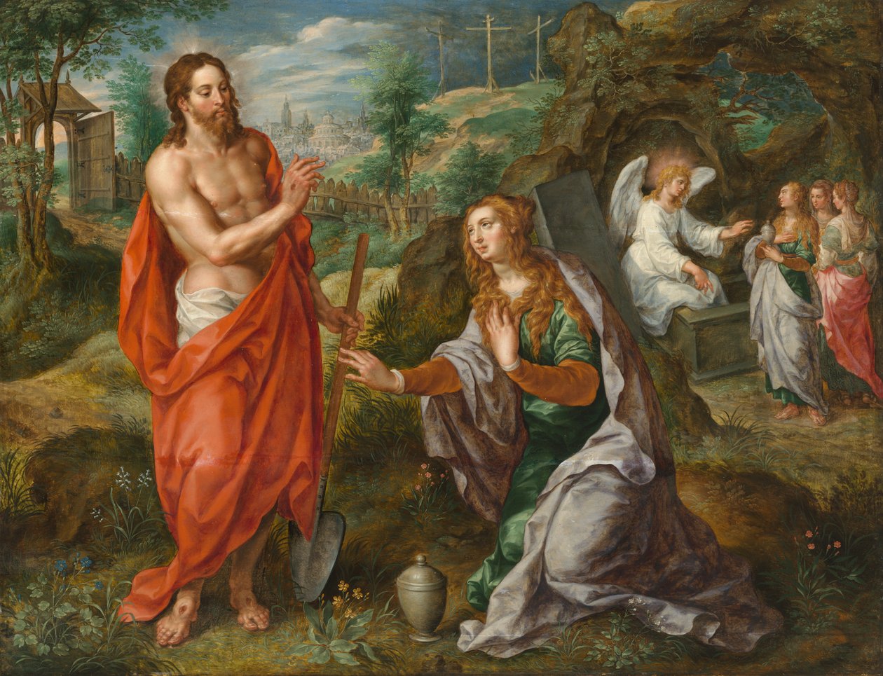 Noli Me Tangere door Hendrik de Clerck