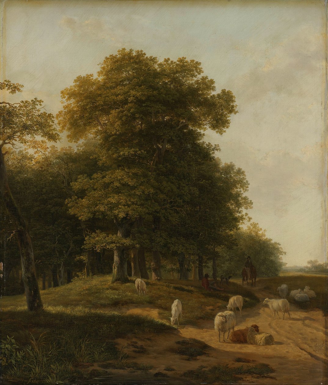 Gelders Landschap door Hendrikus van de Sande Bakhuyzen