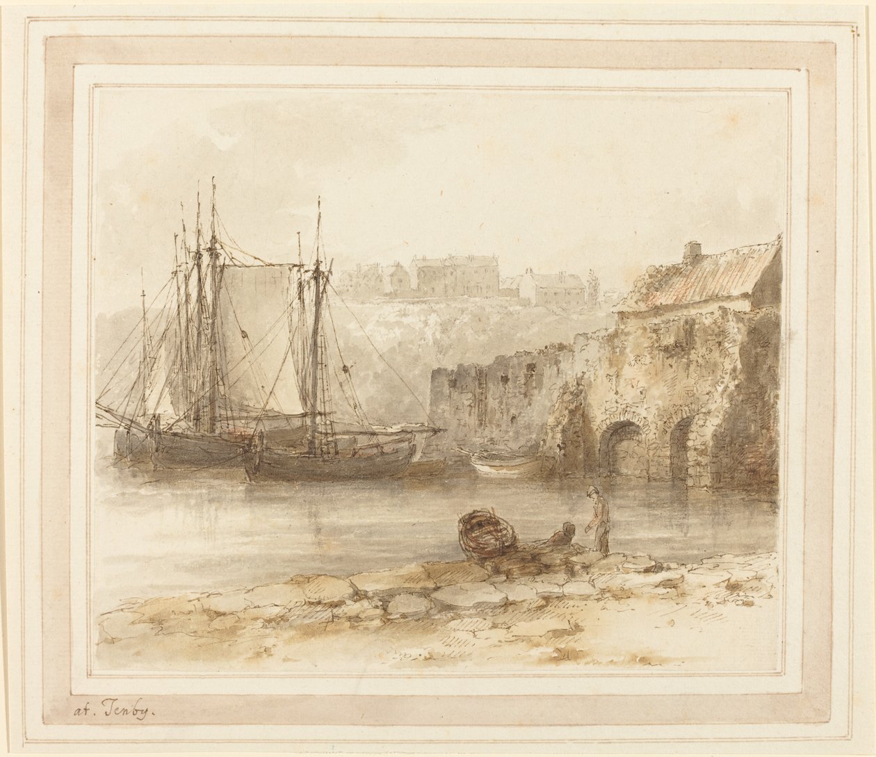 In Tenby door Heneage Finch 4th Earl of Aylesford