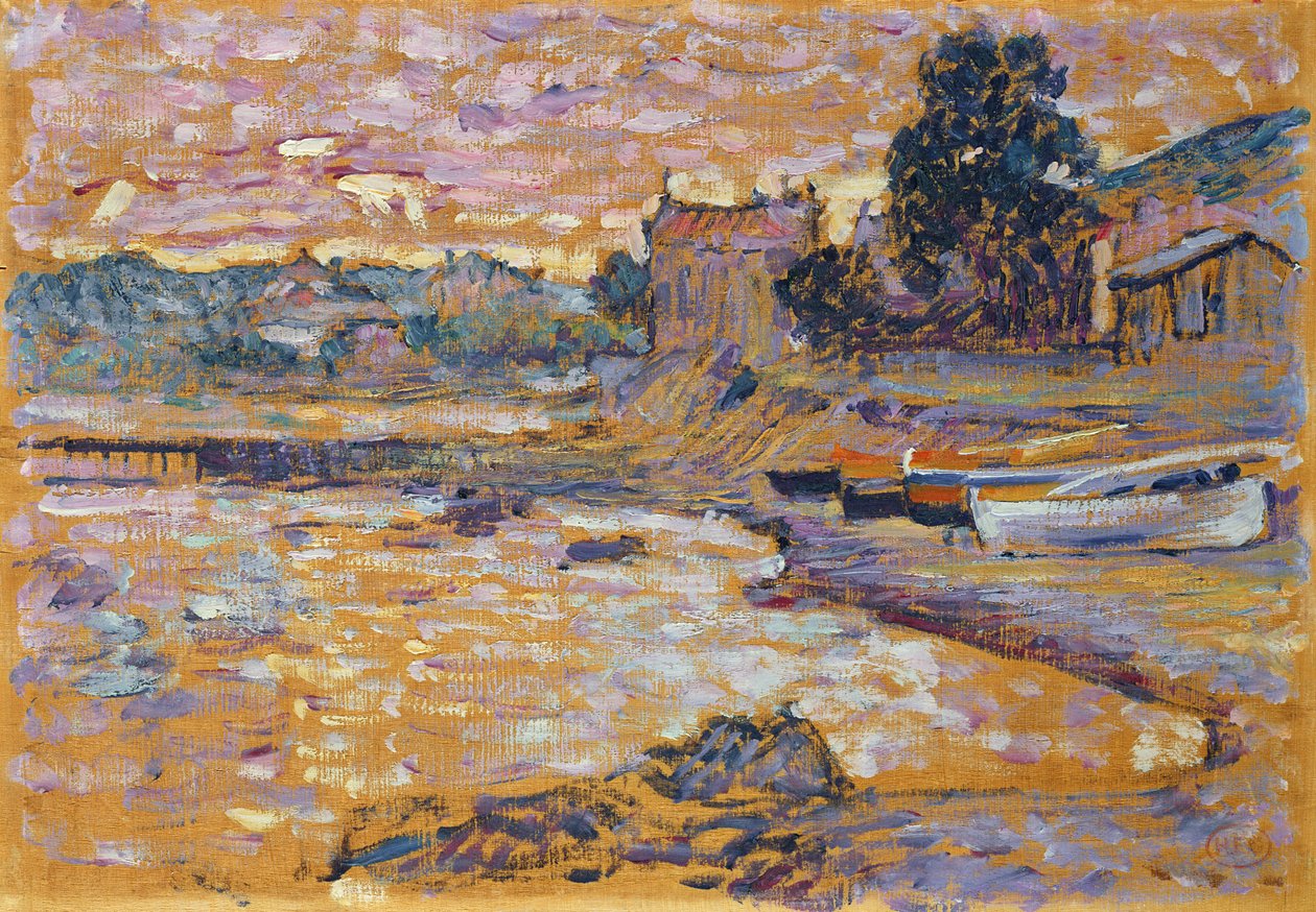 Le Lavandou, ca. 1908-09 door Henri Edmond Cross