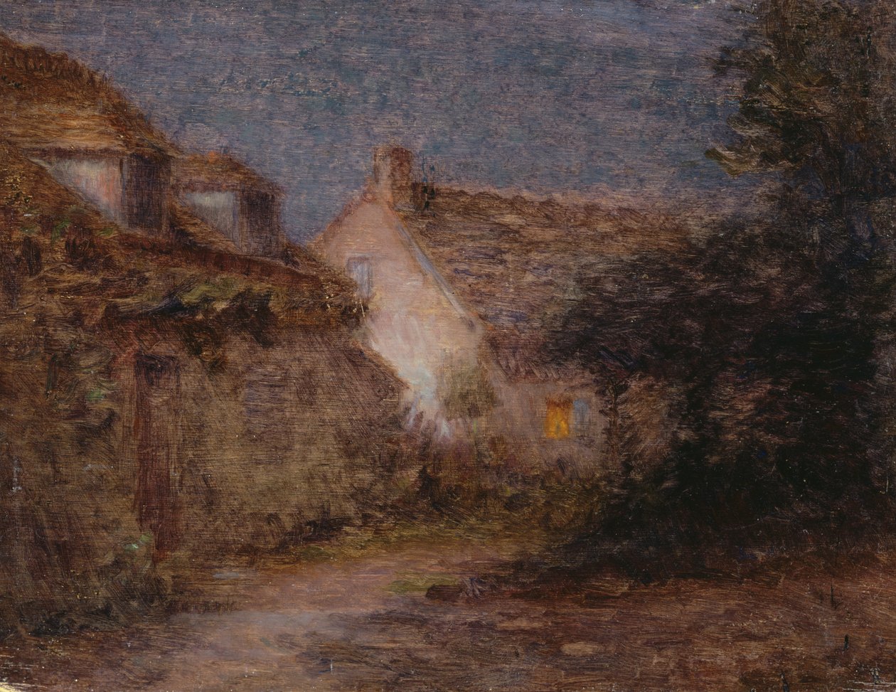 De Boerderij door Henri Eugene Augustin Le Sidaner