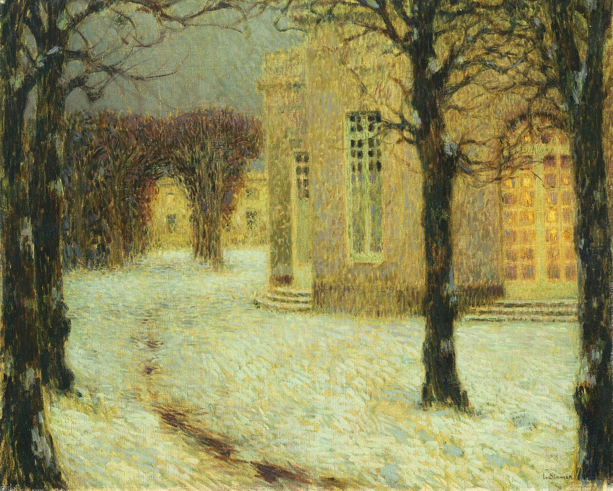 Het paviljoen in Versailles, 1912 door Henri Eugene Augustin Le Sidaner