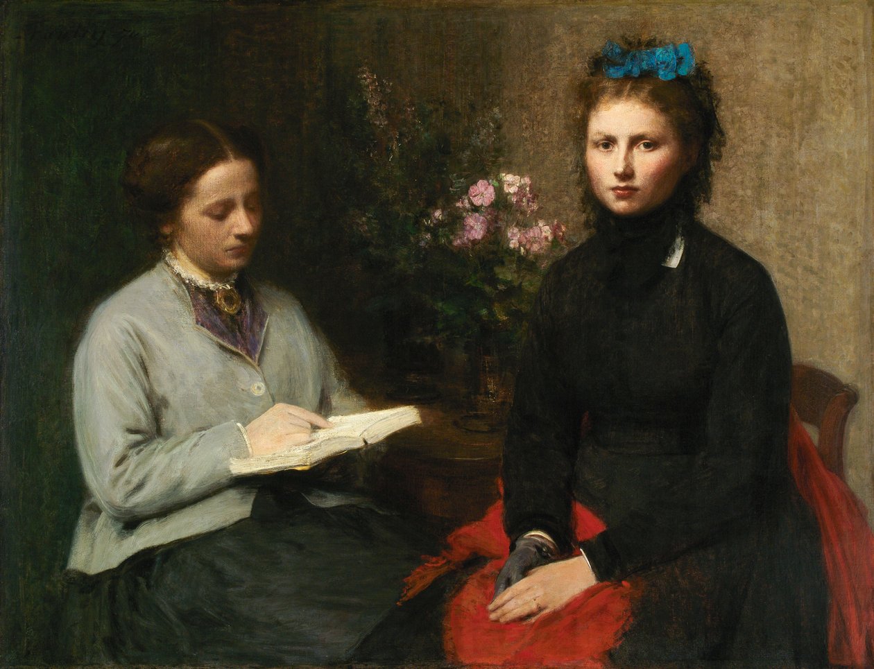 De Lezing door Ignace Henri Jean Fantin Latour