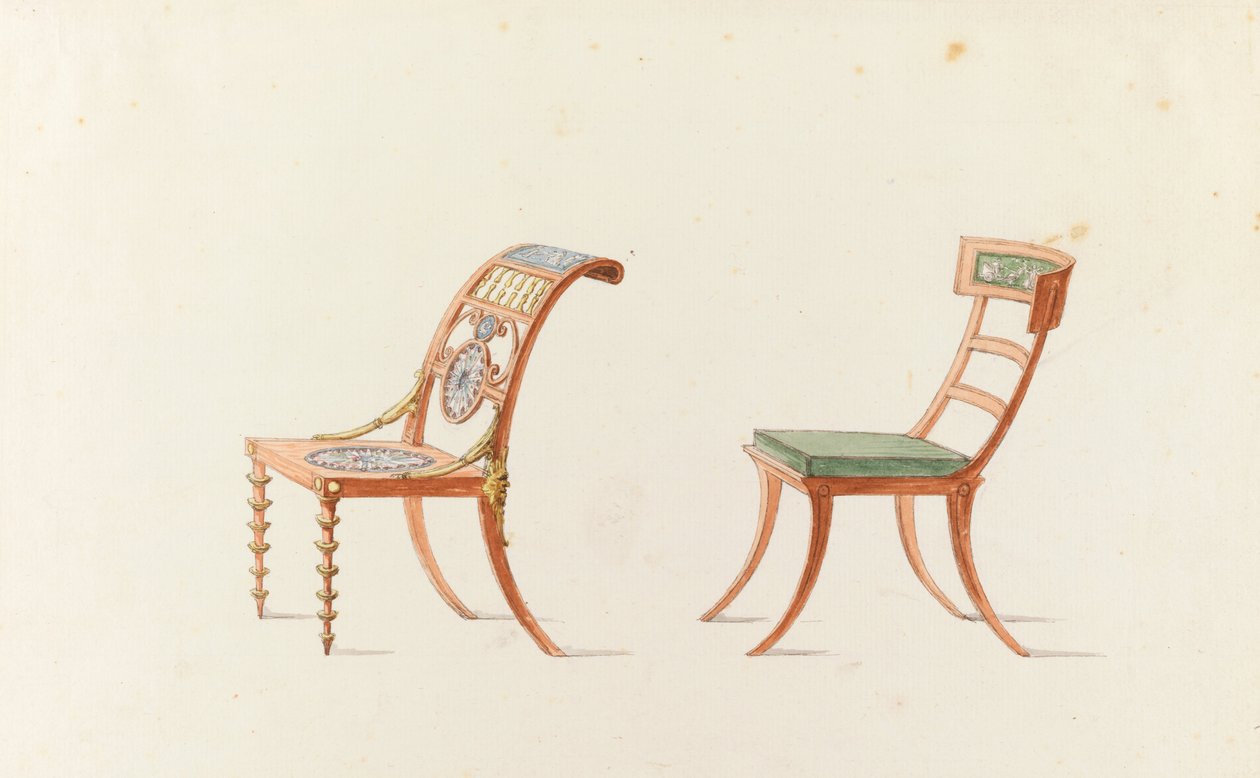 Stoelen (2) door Nicolas Henri Jacob