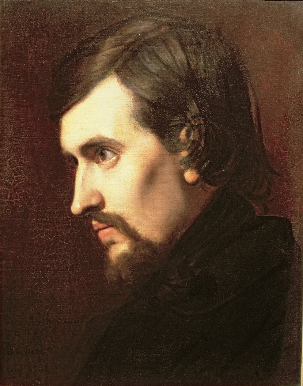 Portret van Charles Francois Gounod (1818-93) door Henri Lehmann