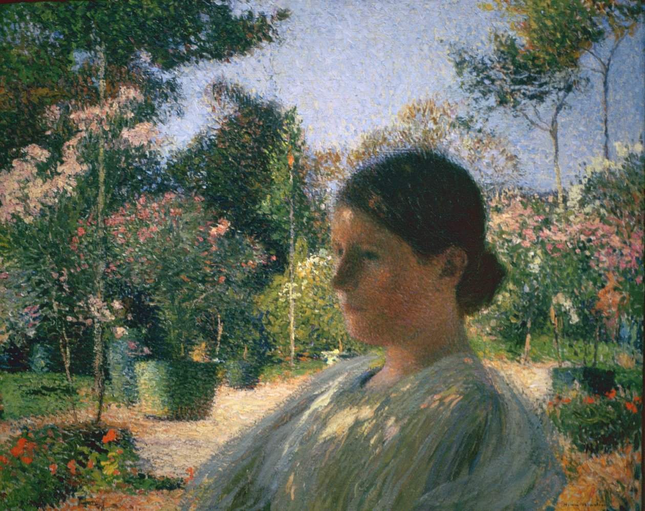 In de tuin, 1904 door Henri Martin