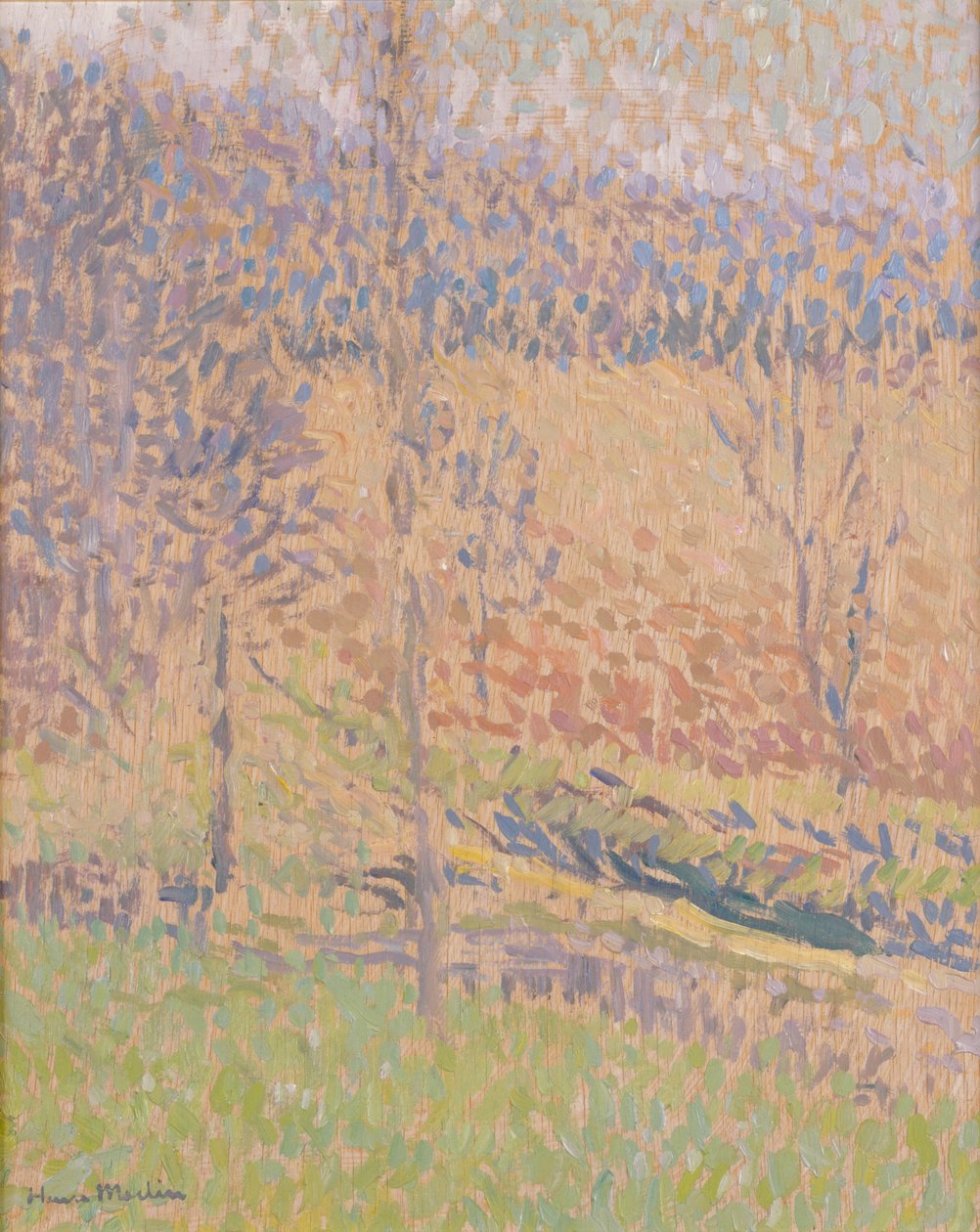 In de mist, ca. 1890-1910 door Henri Martin