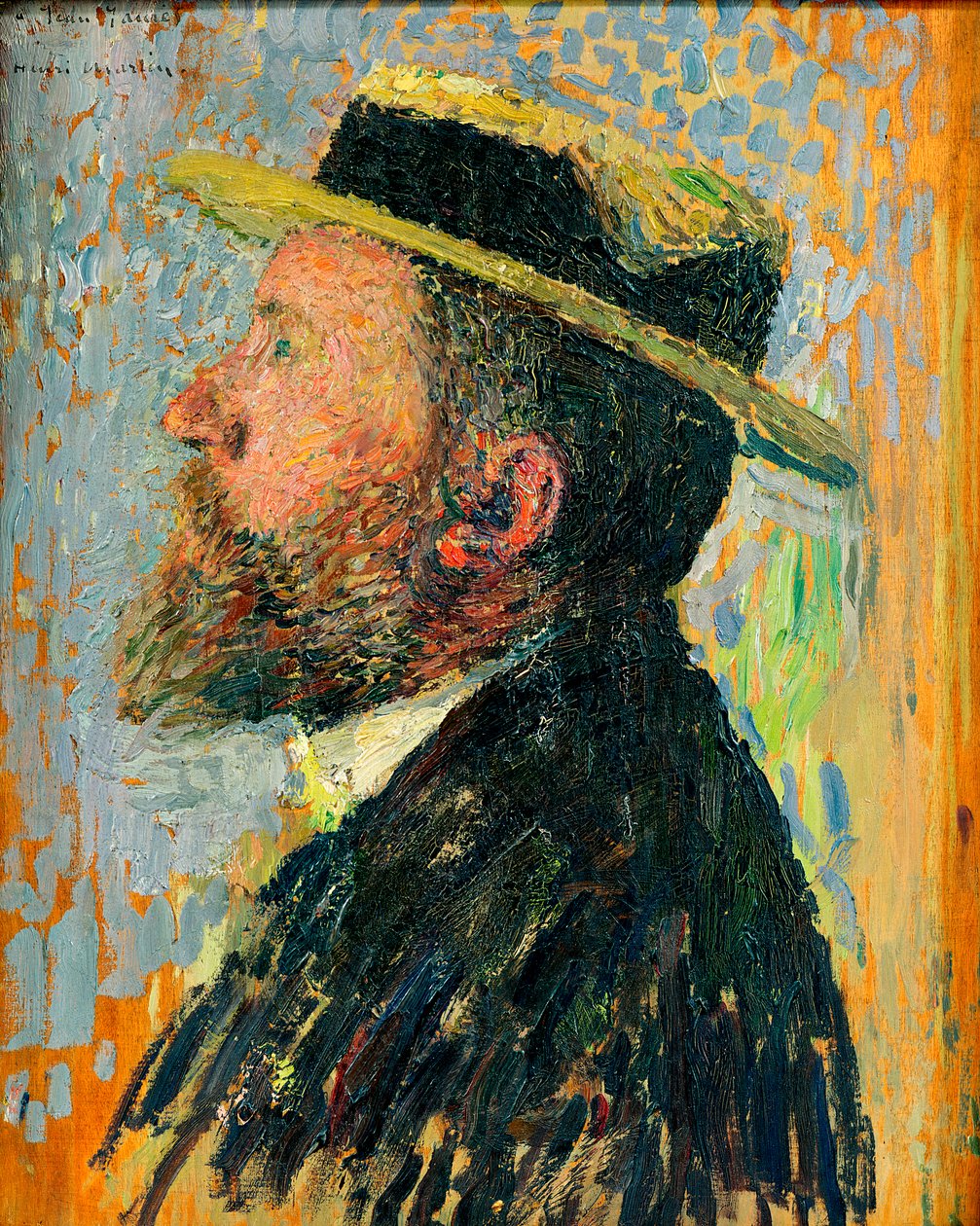 Portret van Jean Jaurès, de Franse socialistische leider door Henri Martin