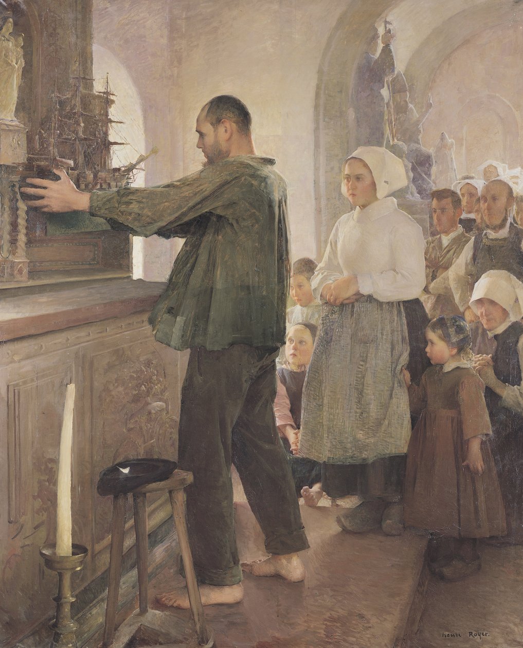 Het Ex Voto, 1898 door Henri Royer