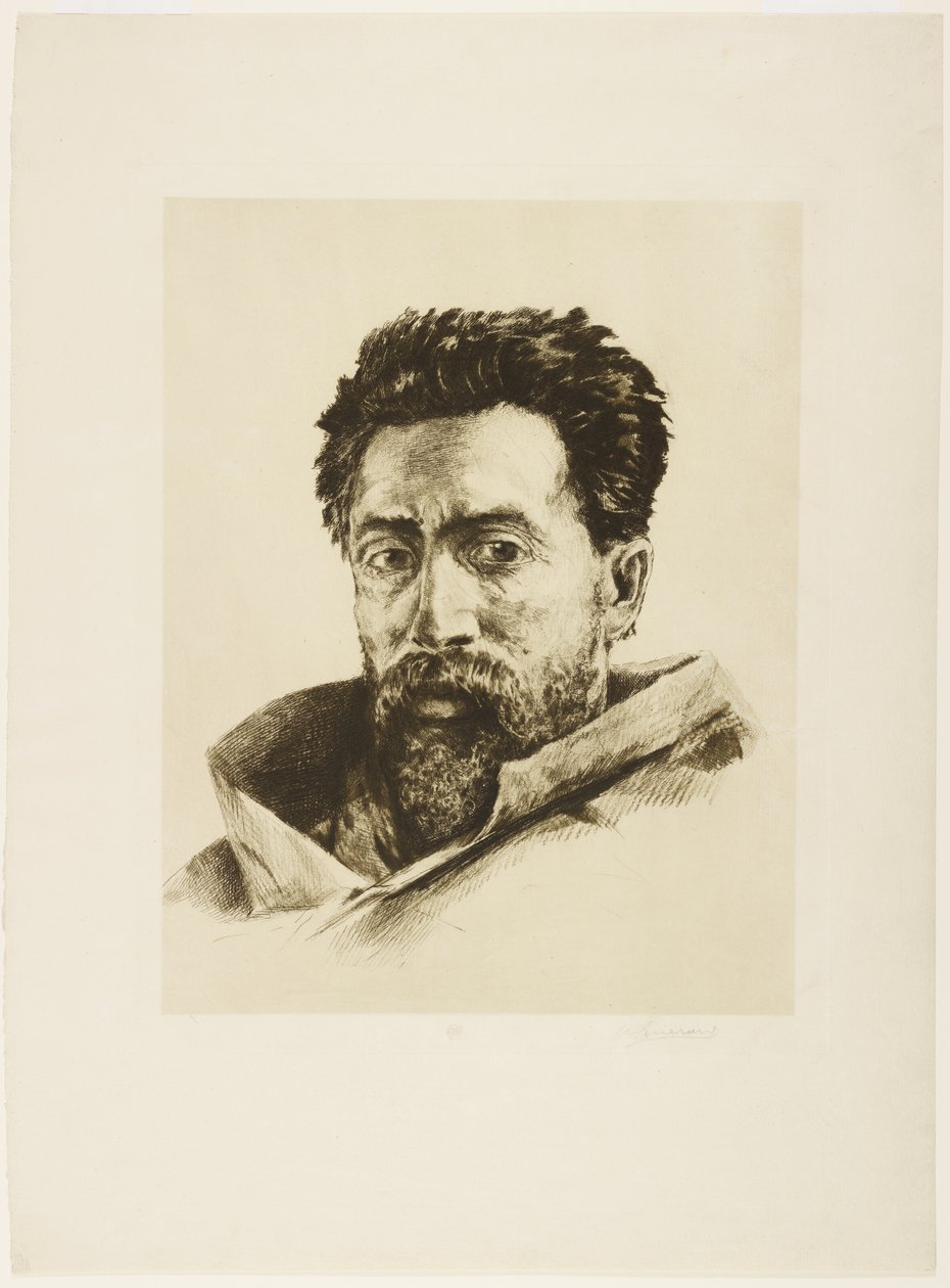 Een Staker door Henri Charles Guérard