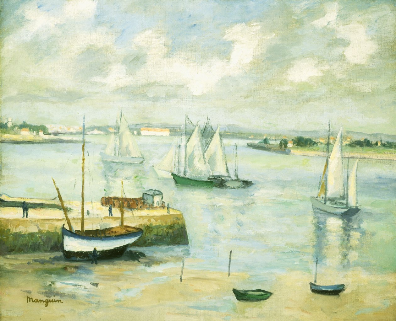 Concarneau door Henri Charles Manguin