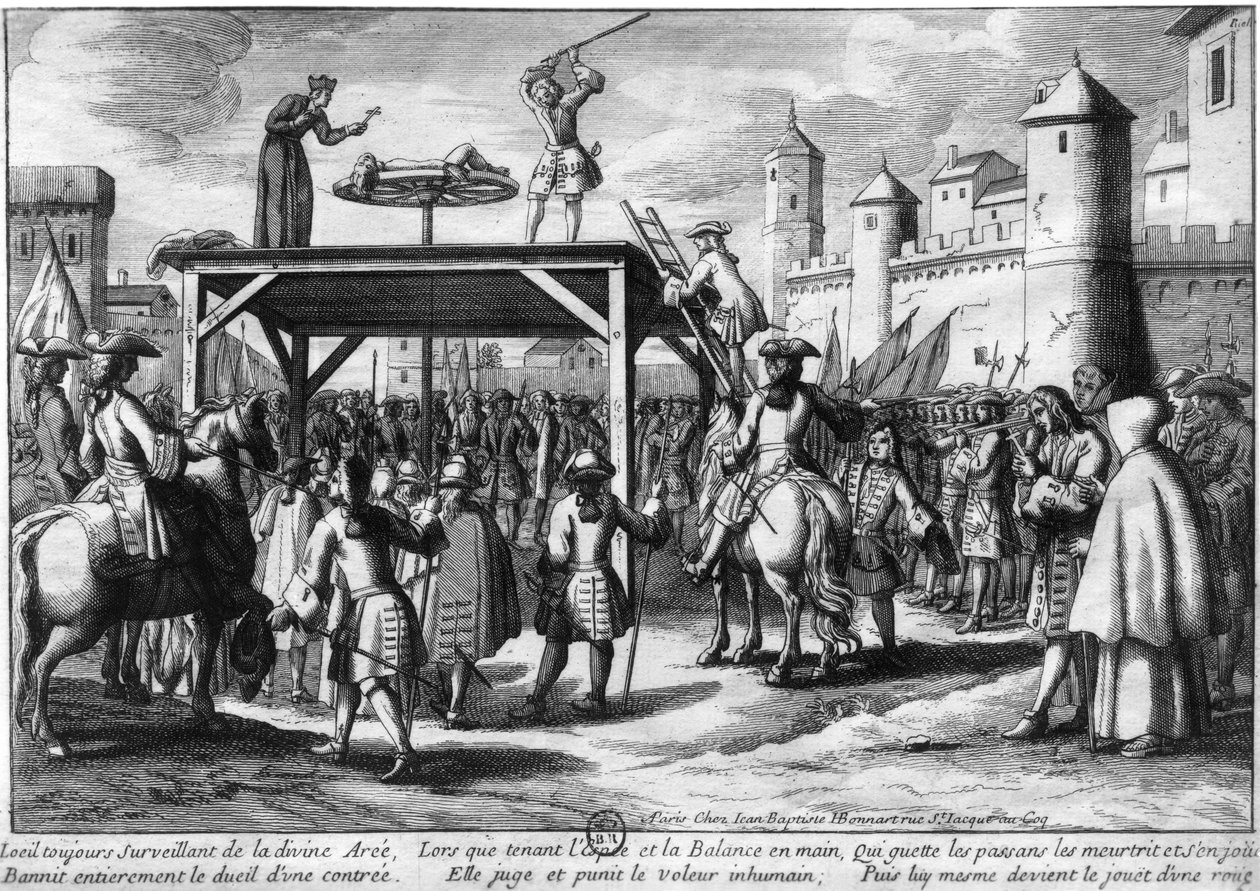 De Marteling op het Rad door Henri Bonnart