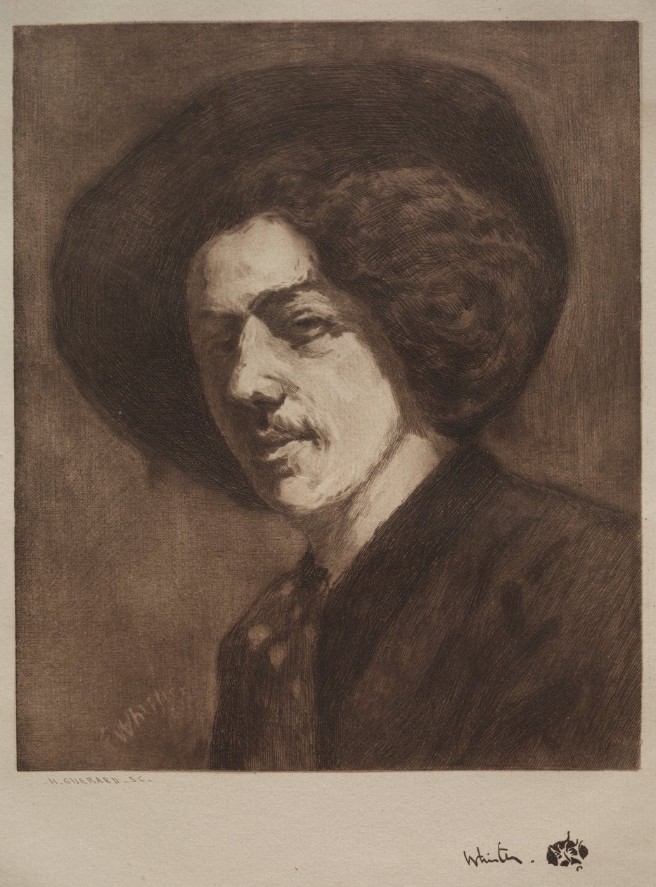 James McNeill Whistler door Henri Charles Guérard