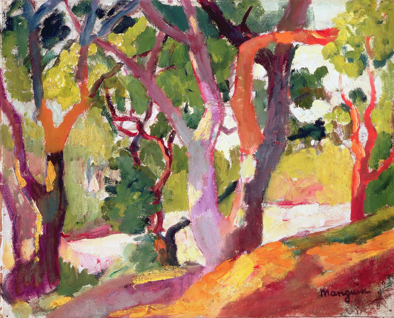 Bomen door Henri Charles Manguin