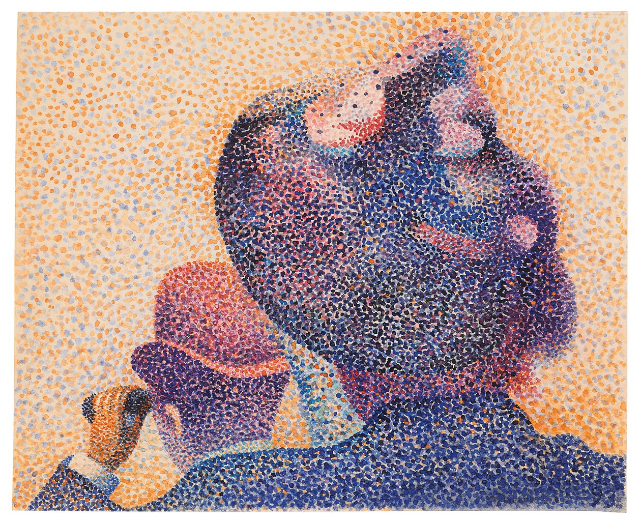 Studie voor stierengevecht scène, 1893 door Henri Edmond Cross