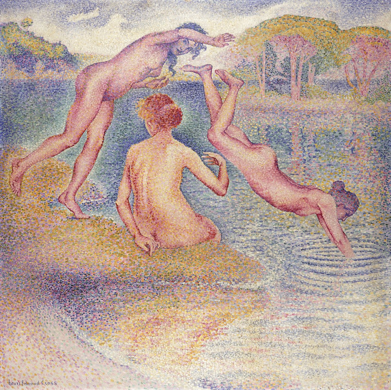 De baders door Henri Edmond Cross