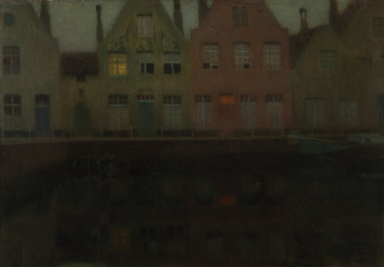De Kade door Henri Eugene Augustin Le Sidaner