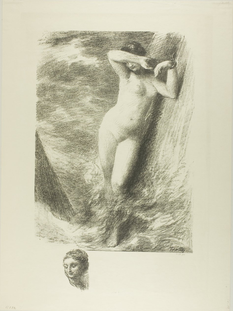 Andromeda door Ignace Henri Jean Fantin Latour