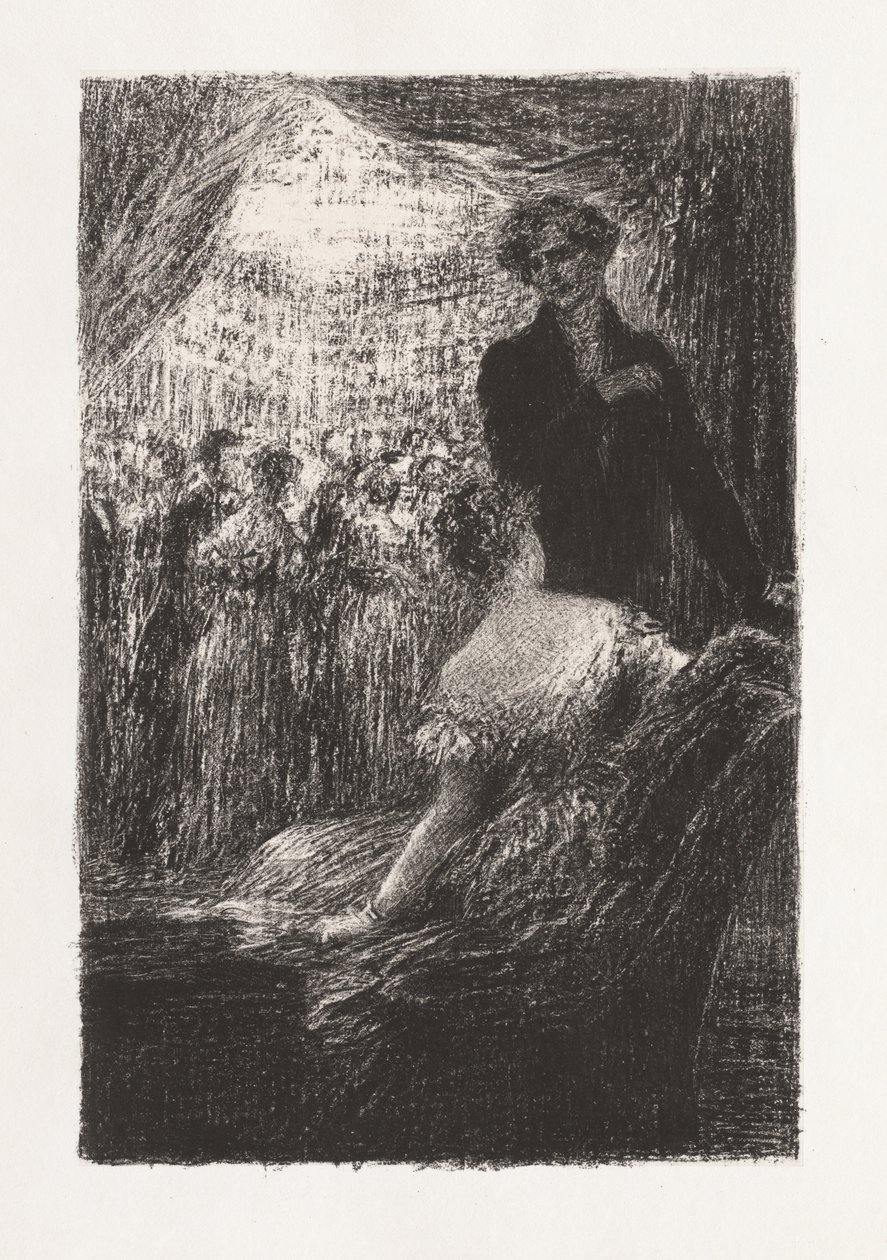 Fantastische Symfonie: Een Bal door Ignace Henri Jean Fantin Latour