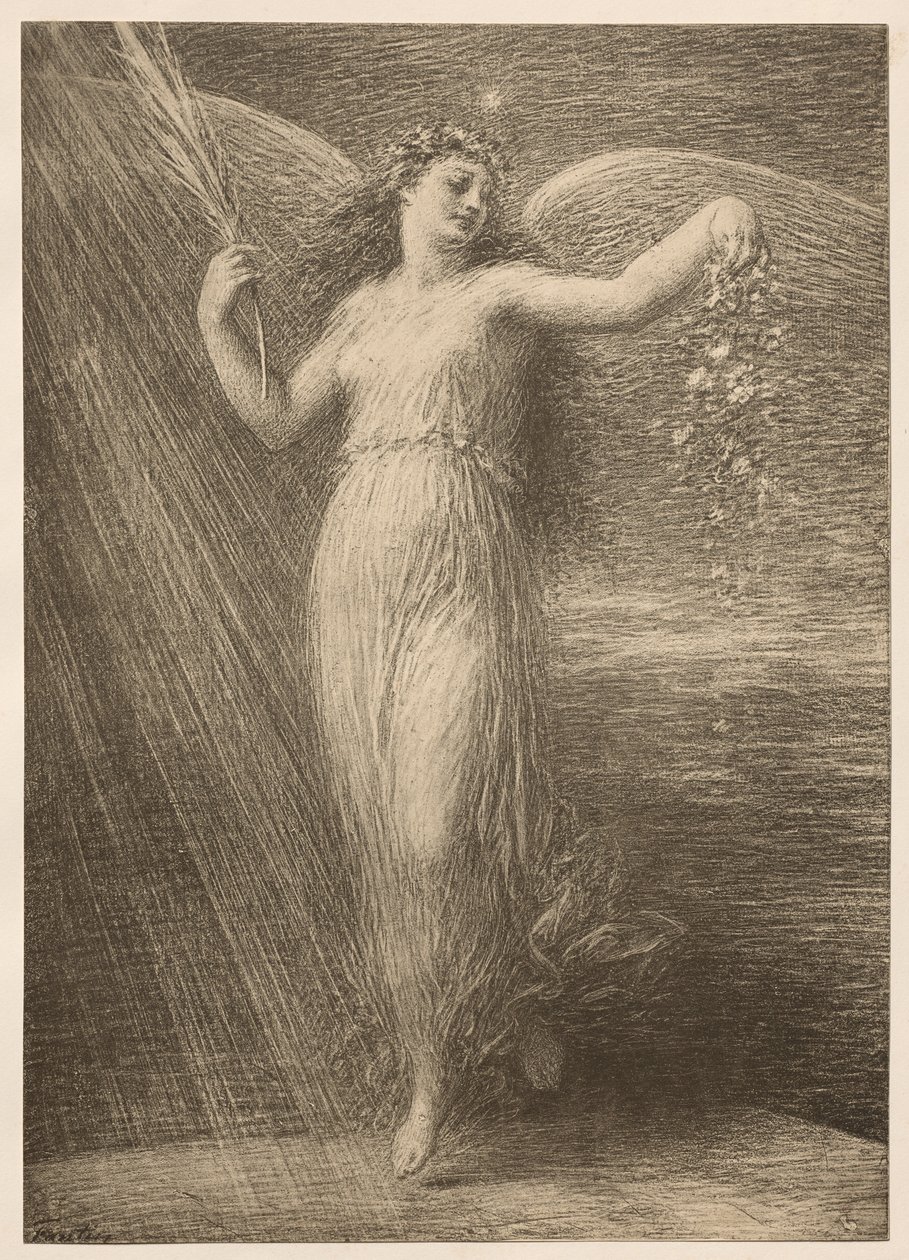 Onsterfelijkheid door Ignace Henri Jean Fantin Latour