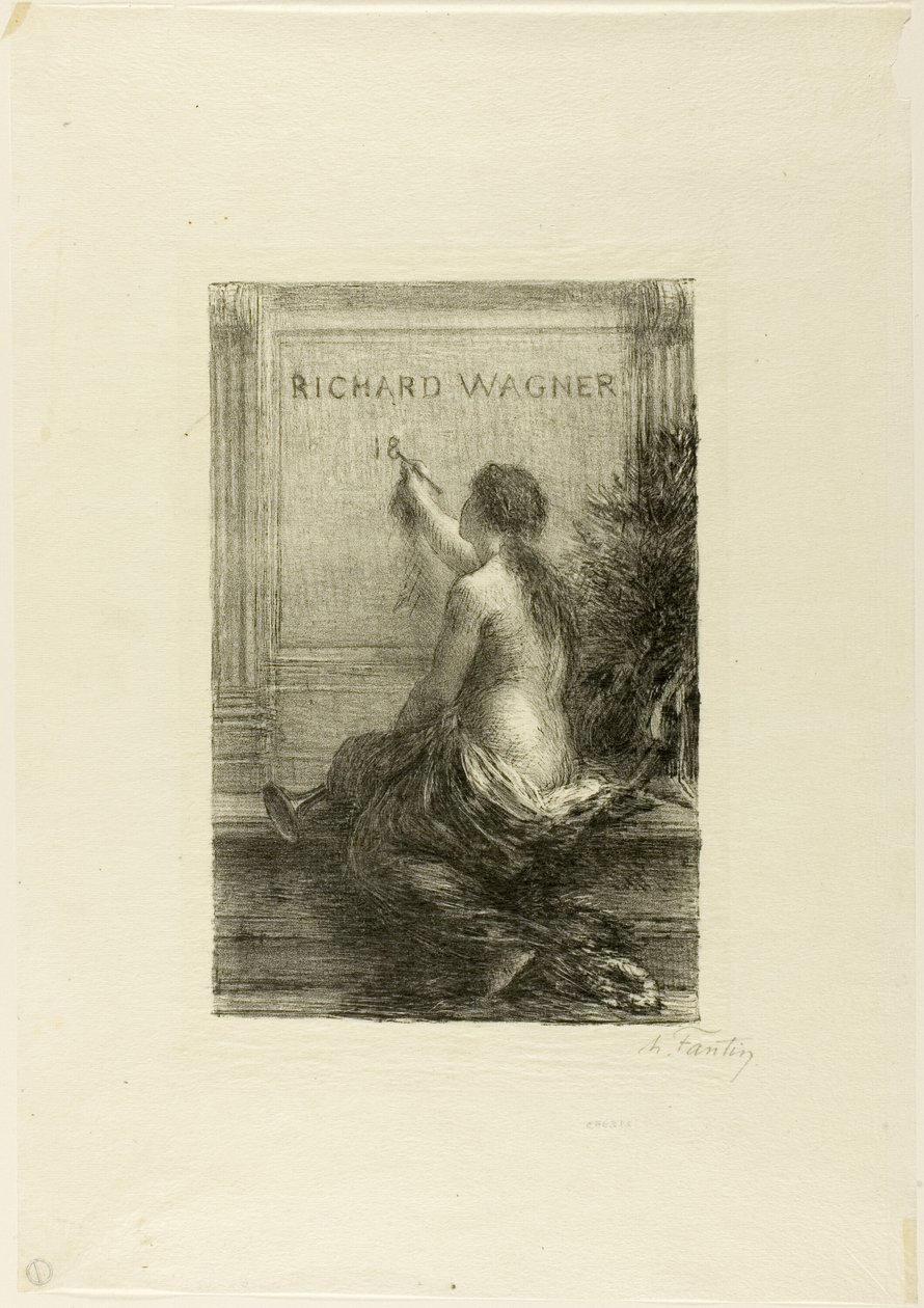 Onsterfelijkheid door Ignace Henri Jean Fantin Latour