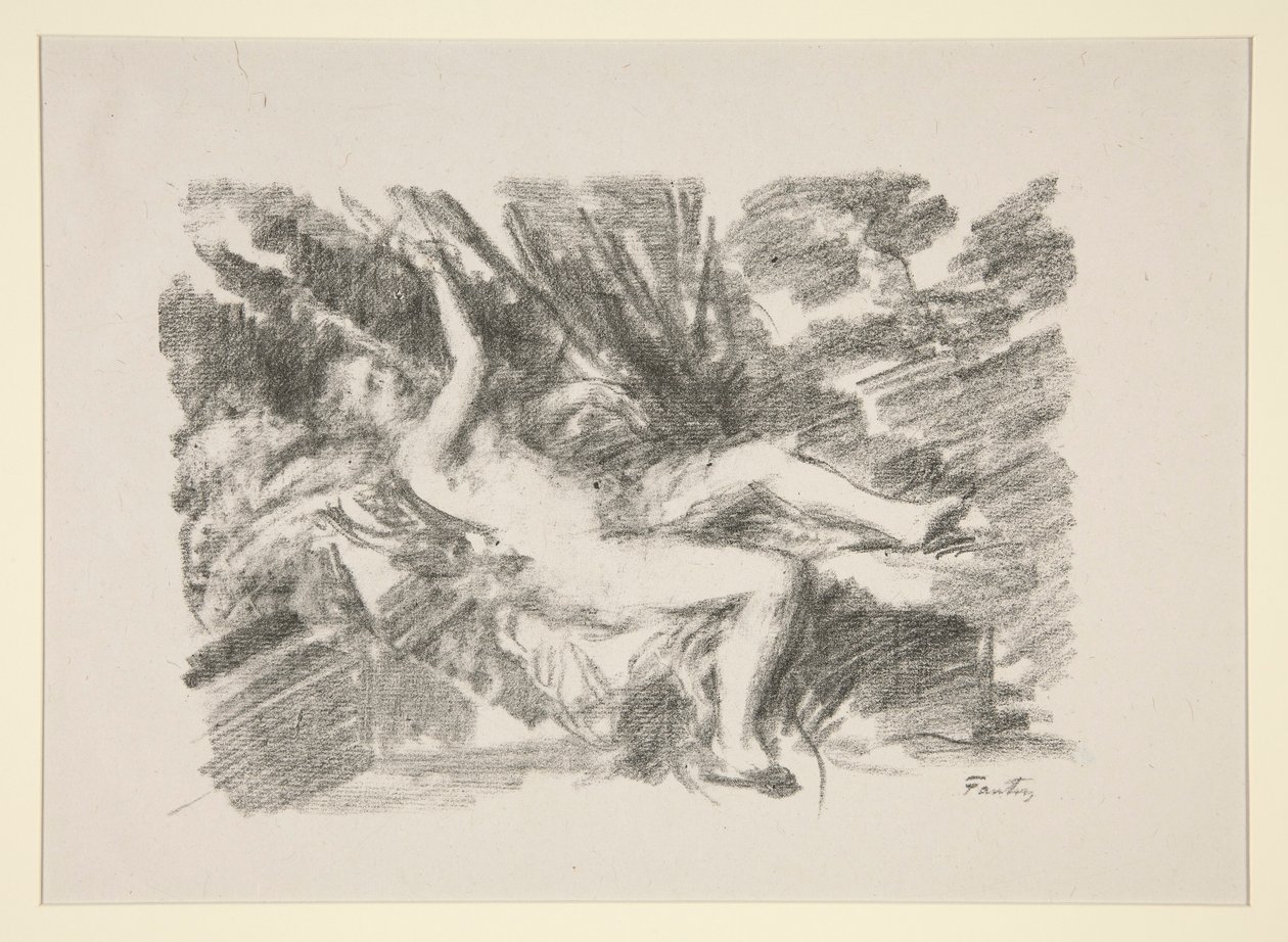 Le Reveil door Ignace Henri Jean Fantin Latour