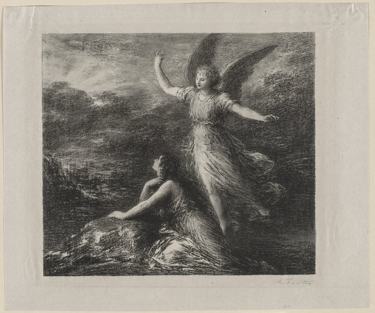 Paradijs en de Peri door Henri Fantin Latour
