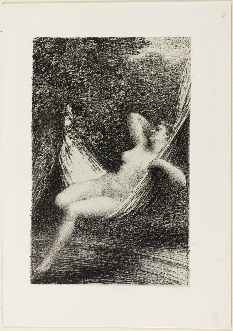 Sara de Badster door Ignace Henri Jean Fantin Latour