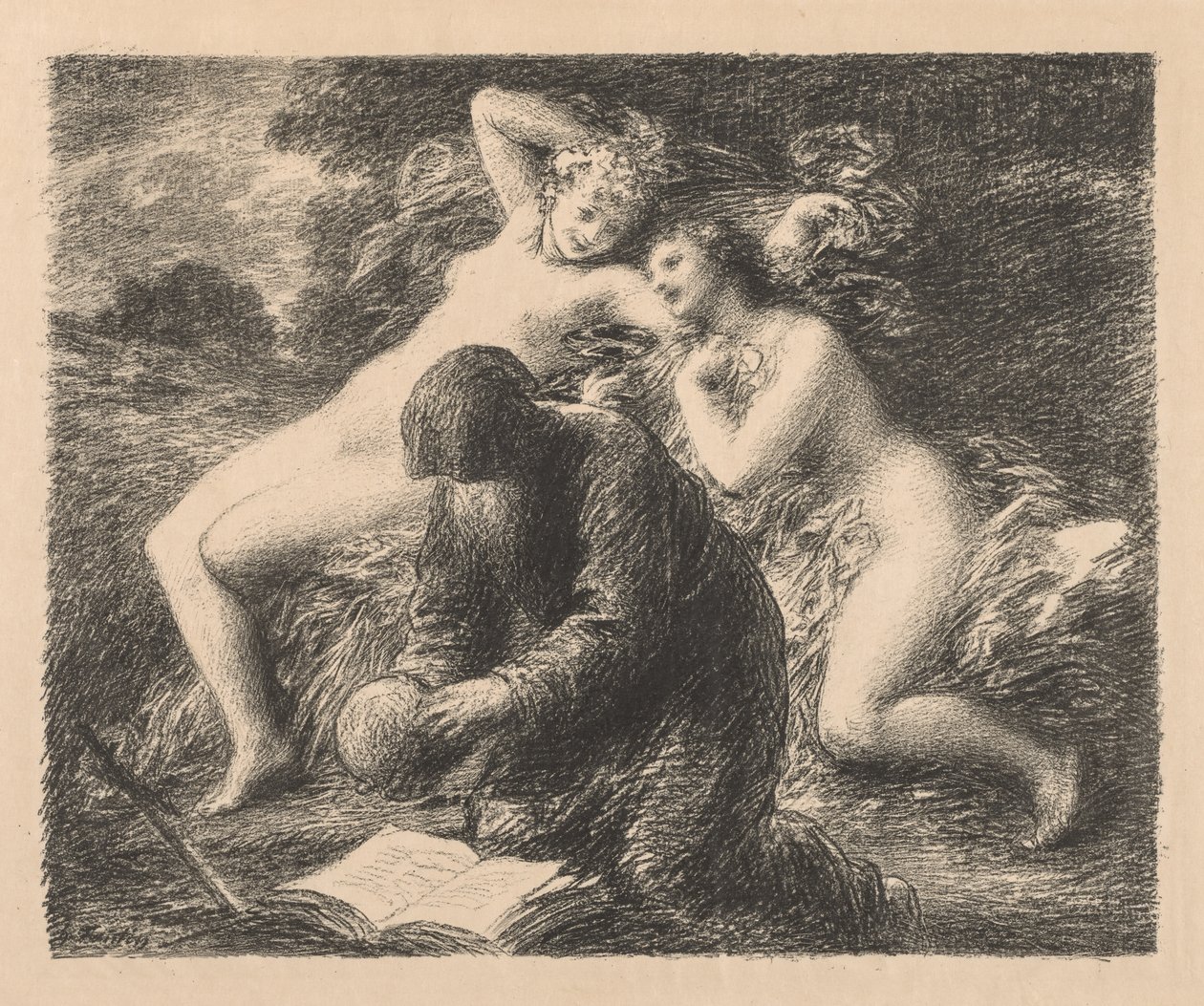 Verleiding van Sint-Antonius door Ignace Henri Jean Fantin Latour
