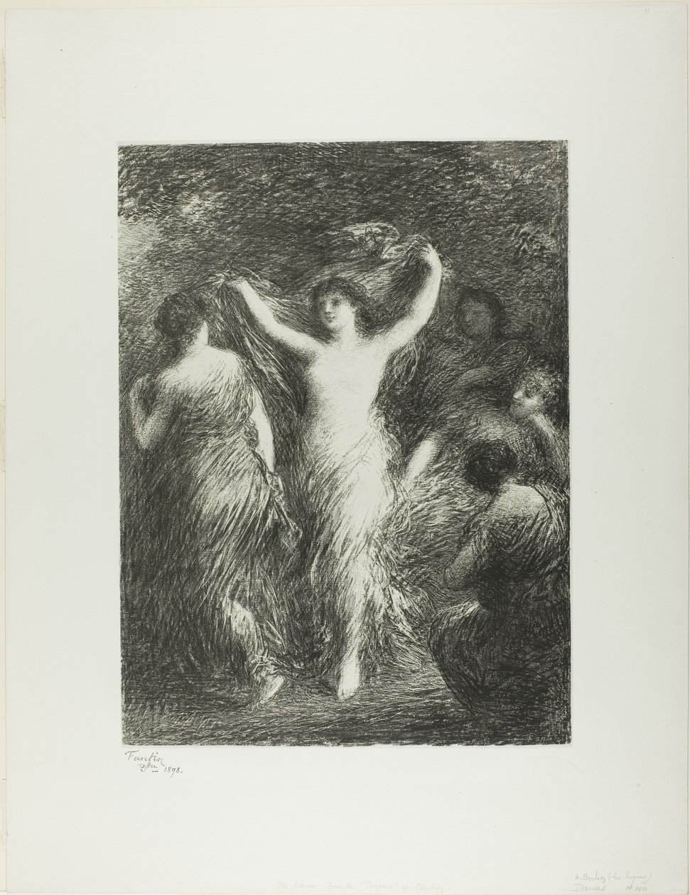 De Dans door Ignace Henri Jean Fantin Latour