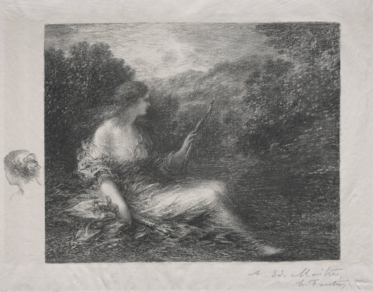 De Jageres door Ignace Henri Jean Fantin Latour