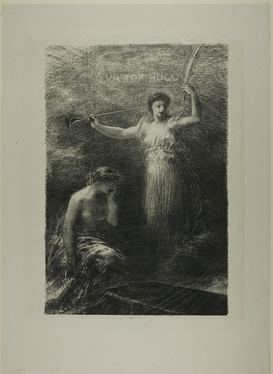 Aan Victor Hugo door Ignace Henri Jean Fantin Latour