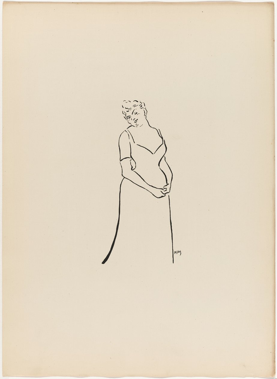 Anna Thibaud, van Le Café-Concert door Henri Gabriel Ibels