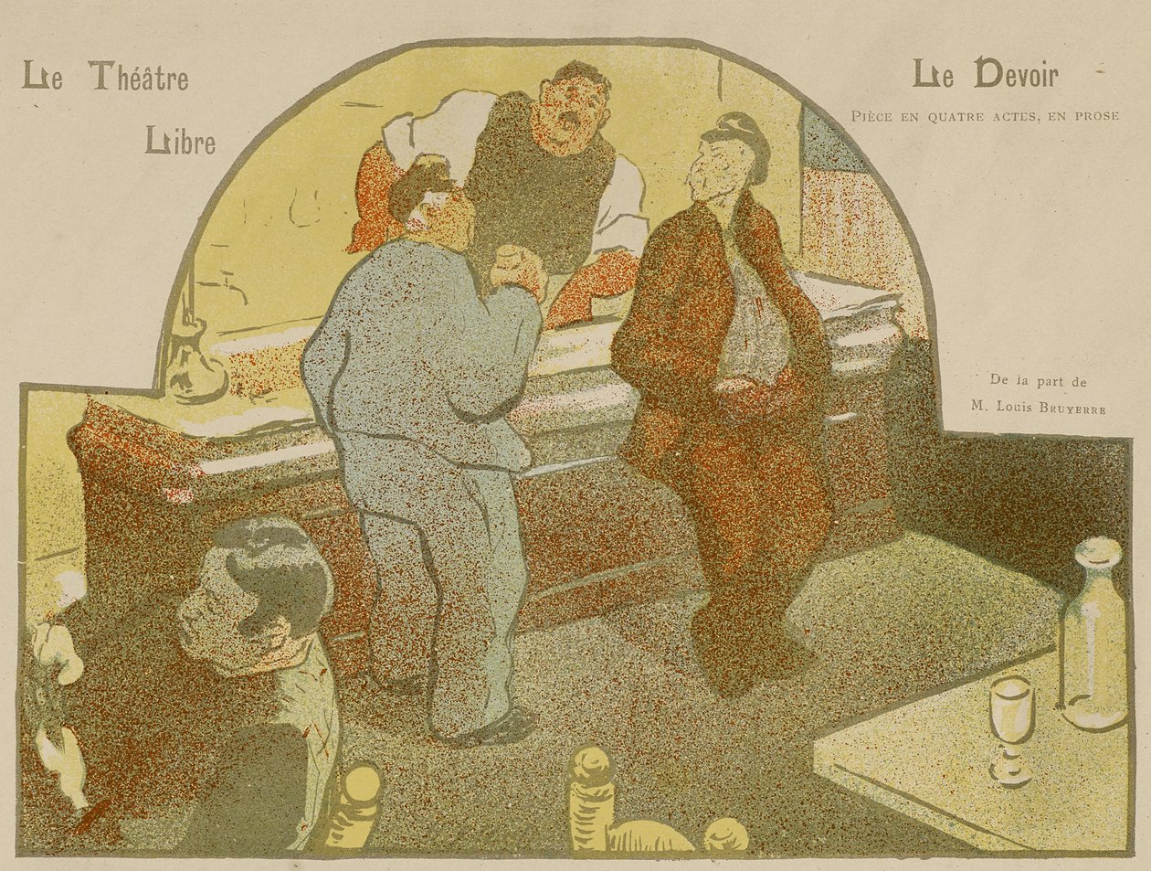 Le Théâtre Libre: Le Devoir door Henri Gabriel Ibels