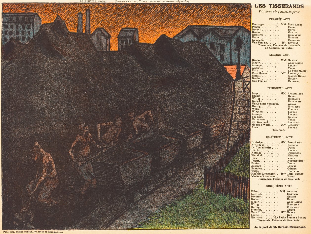 De wevers door Henri Gabriel Ibels