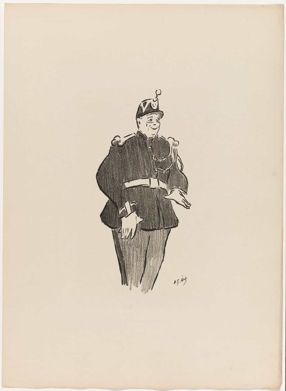 Polin, van Le Café-Concert door Henri Gabriel Ibels