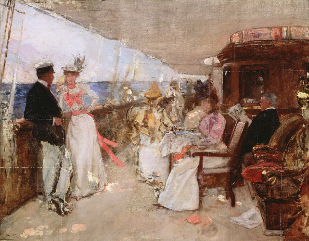 Zeilen in de archipel, ca. 1898 door Henri Gervex