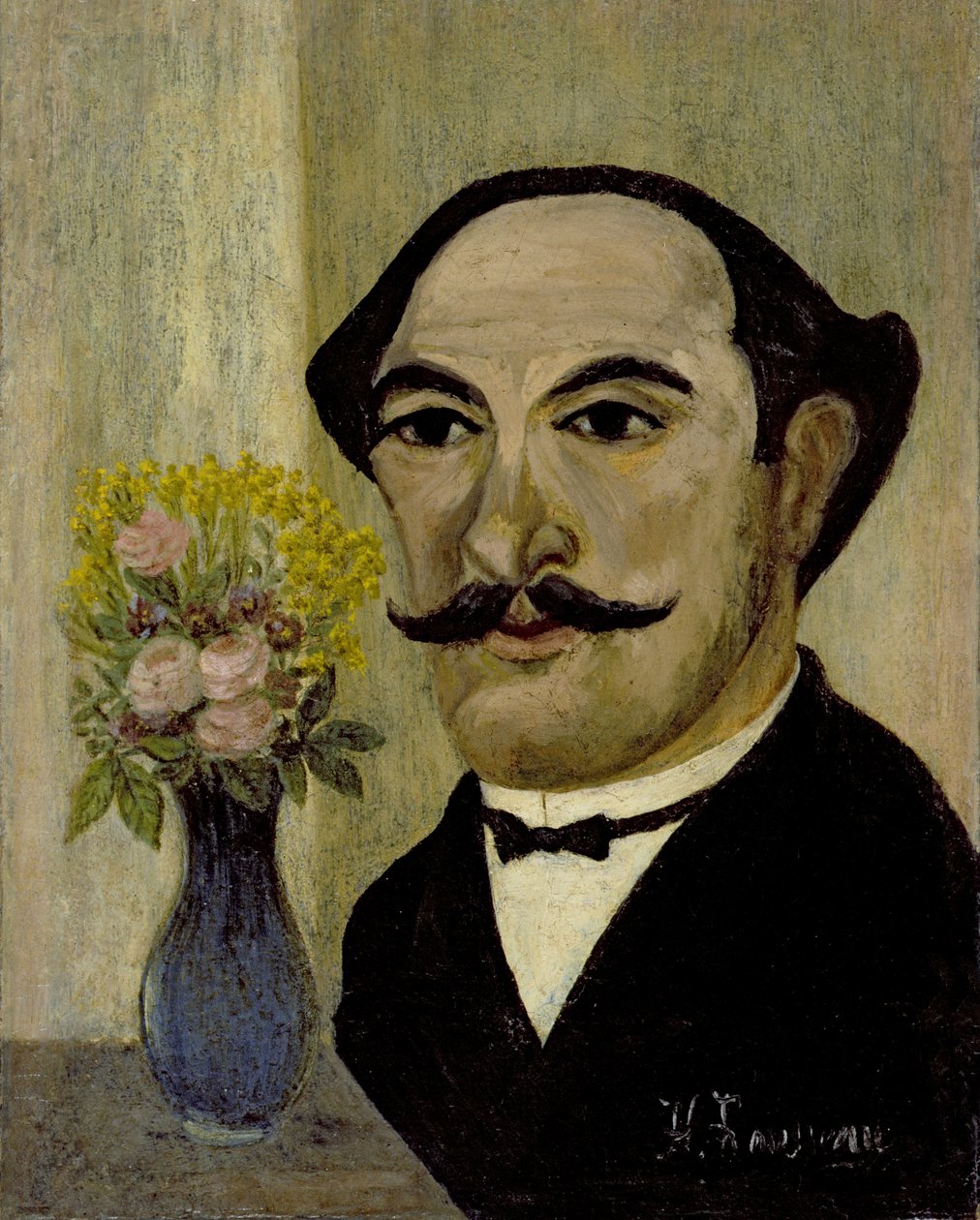 Zelfportret, c.1905 door Henri J.F. 1844 1910 Rousseau