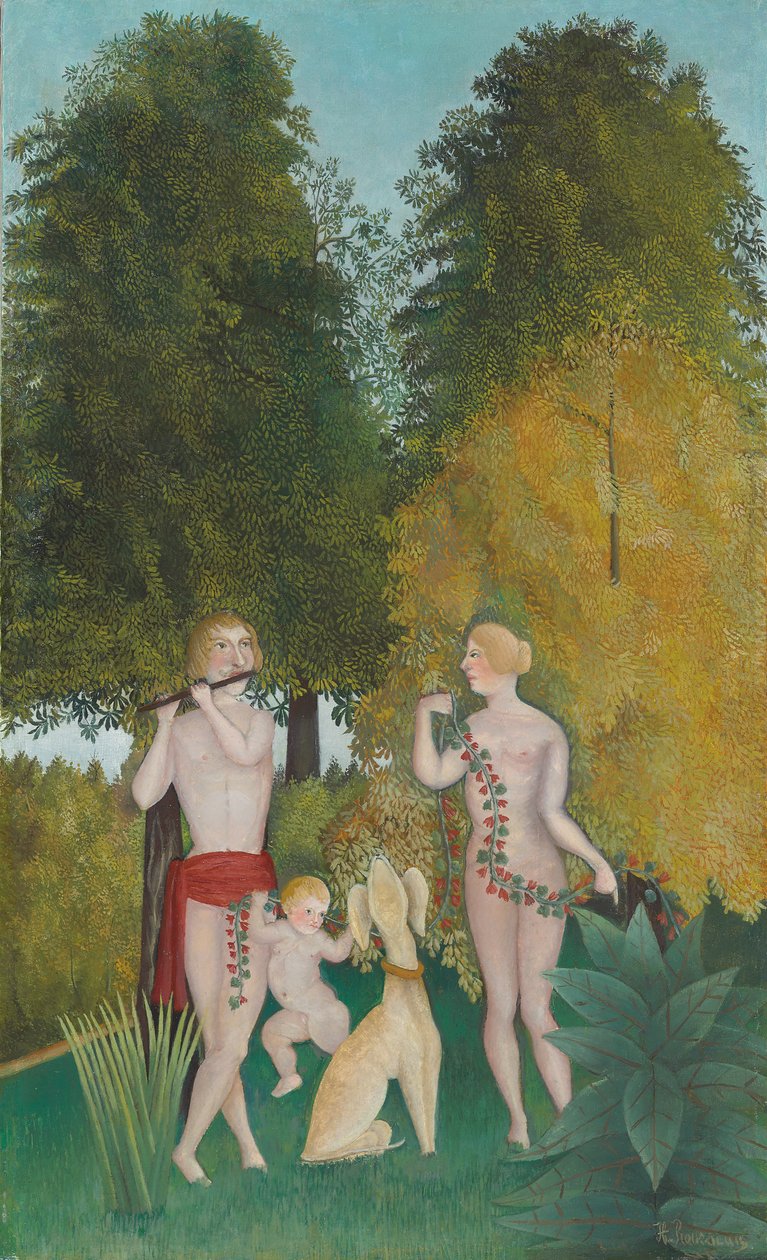 Gelukkig Kwartet door Henri J.F. Rousseau