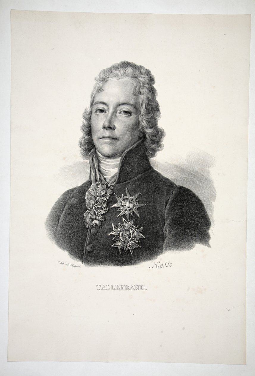Talleyrand, gepubliceerd 1821 door Henri Joseph Hesse