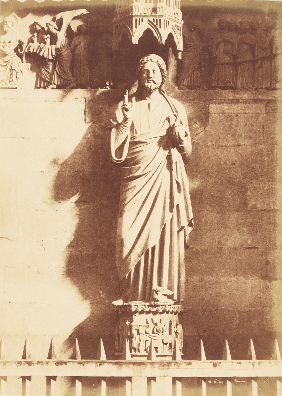 Standbeeld van Christus, Kathedraal van Reims door Henri Le Secq