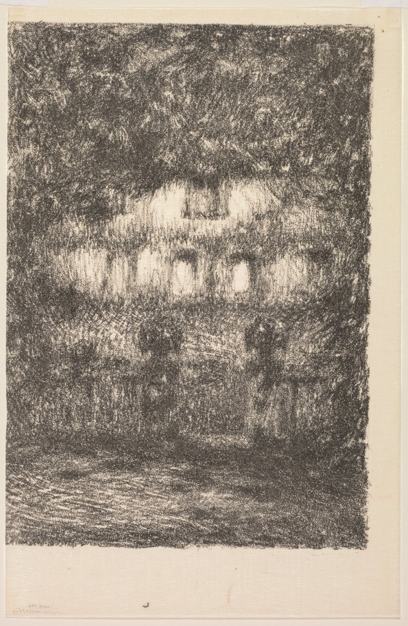Het Huis in Maanlicht door Henri Le Sidaner