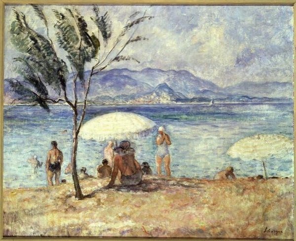 Baden, ca. 1928 door Henri Lebasque