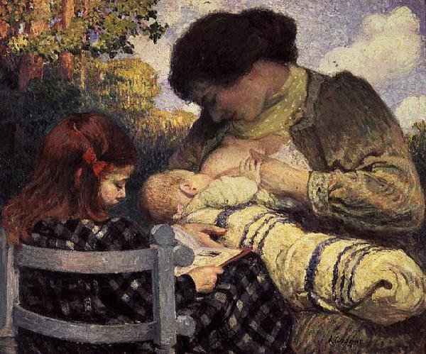 Moederschap, 1905 door Henri Lebasque