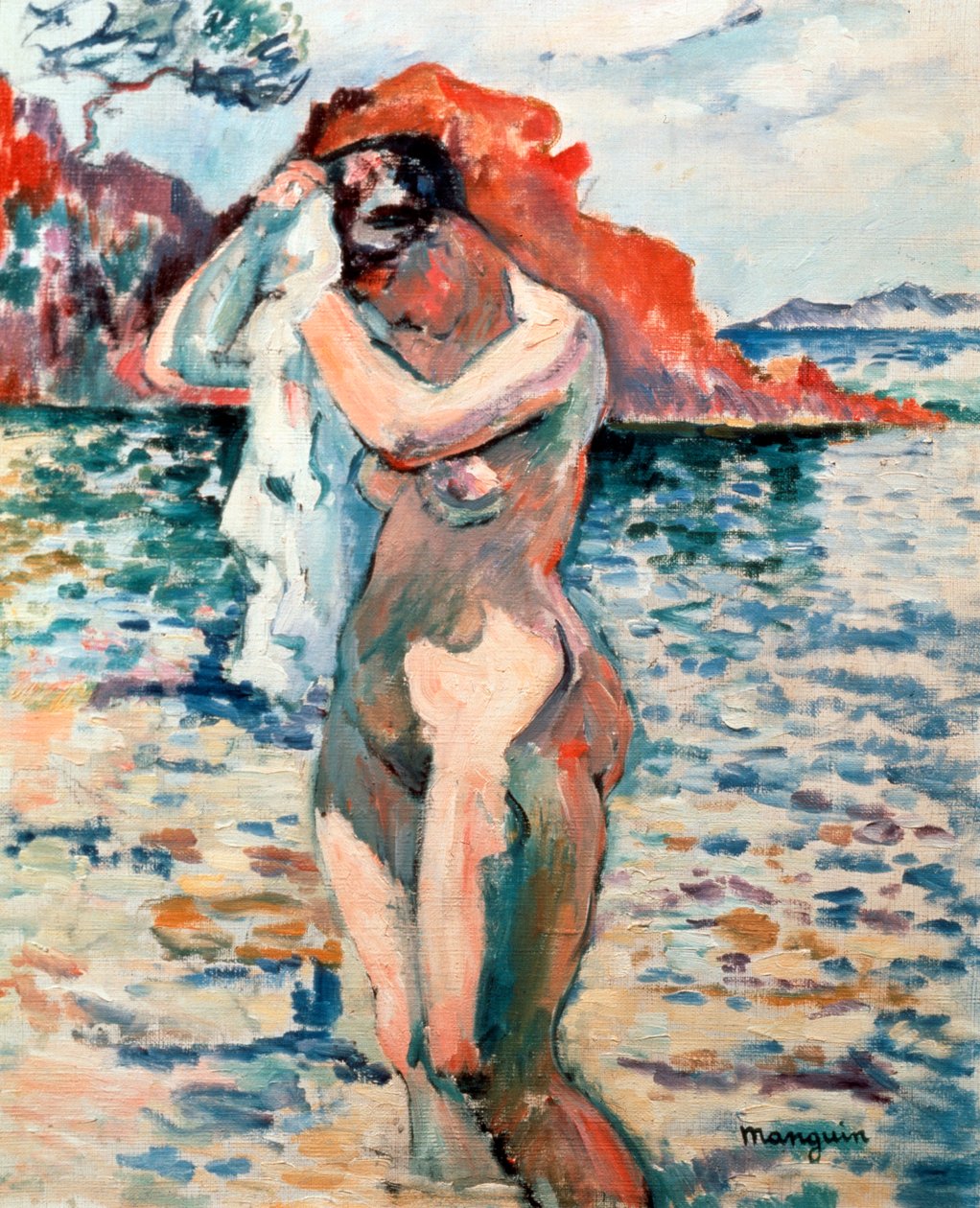 Een Bader, 1906 door Henri Manguin