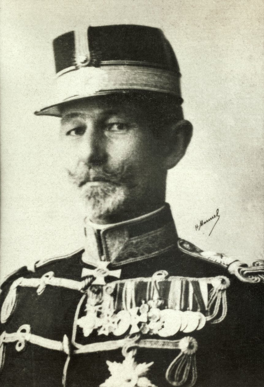 Portret van generaal Alexandre Averesco (foto) door Henri Manuel