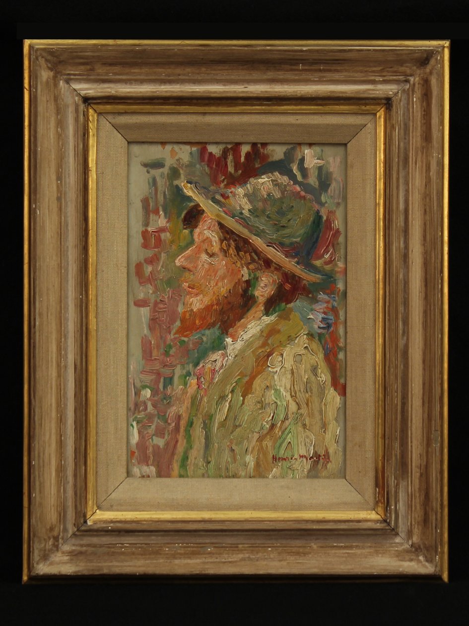 Zelfportret, ca. 1900 door Henri Martin
