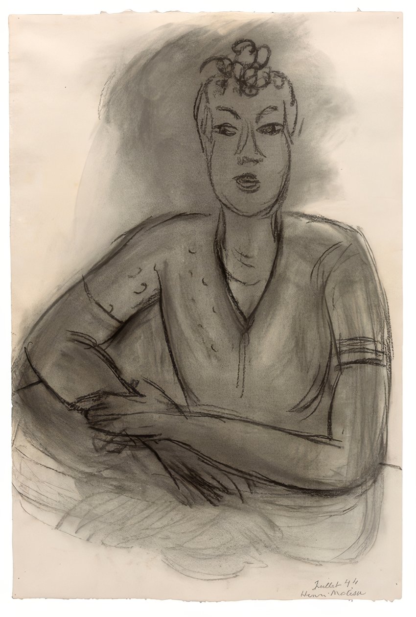 Buste van een vrouw door Henri Matisse