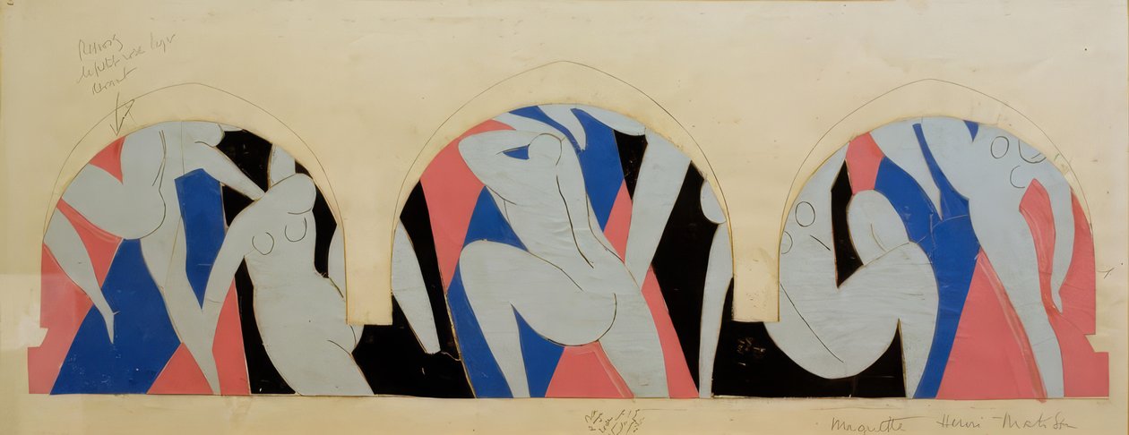 Dans van Parijs, studie door Henri Matisse