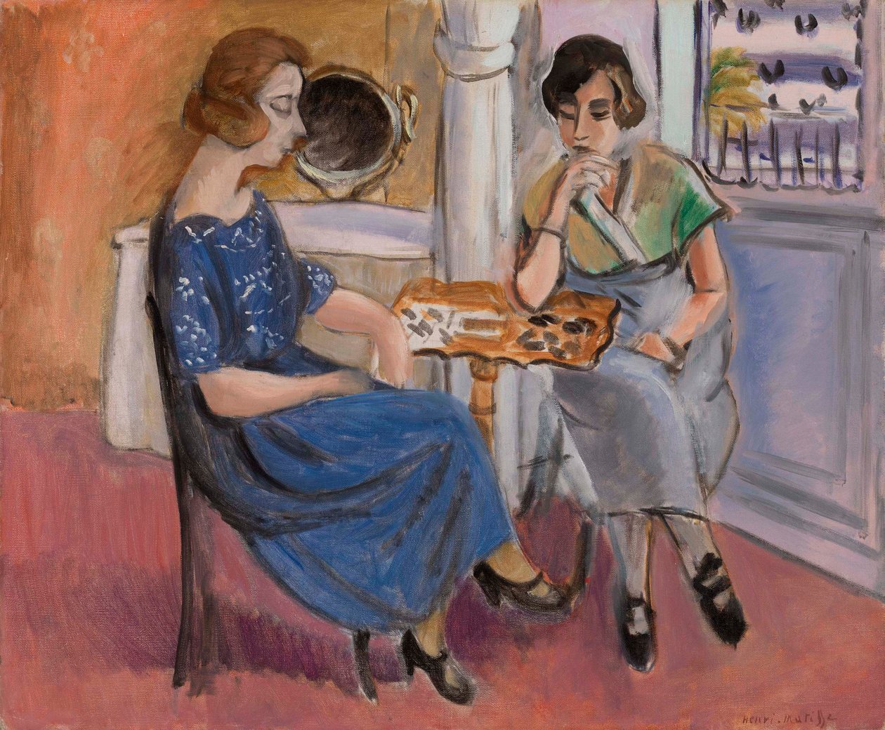 Dominospelers (Les Joueuses de dominos) door Henri Matisse